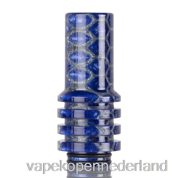 Vape Nederland 810 Schoorsteen Slangenleer Druppeltip Blauw